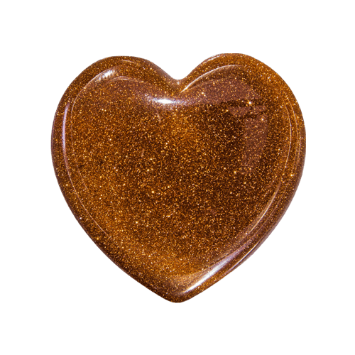 Heart Pebble Goldfluss